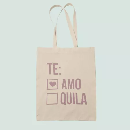 Bolso Te amo/Tequila